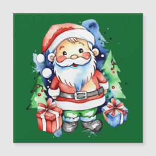 Weihnachtsmann Geschenkideen Magnetkarte