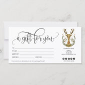 Weihnachtsmann-Geschenkkarte Volkskunst (Vorderseite)