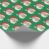 Weihnachtsmann Geschenkpapier (Ecke)