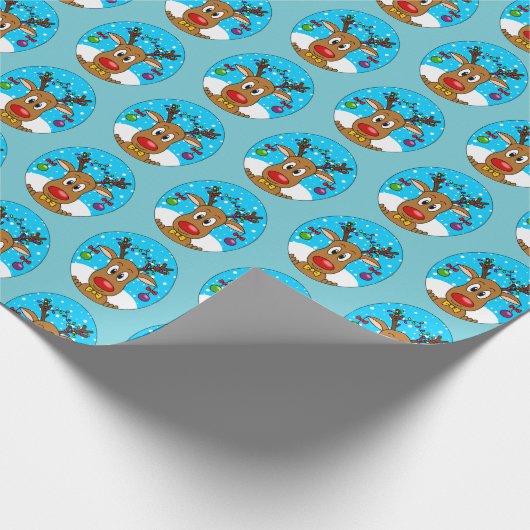 Weihnachtsmann Geschenkpapier (Ecke)