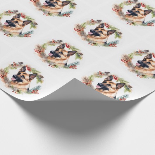 Weihnachtsmann Geschenkpapier (Ecke)