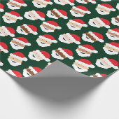 Weihnachtsmann Geschenkpapier (Ecke)