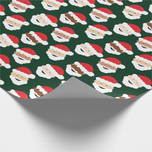 Weihnachtsmann Geschenkpapier (Ecke)