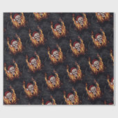 Weihnachtsmann Geschenkpapier (Flach)