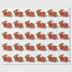 Weihnachtsmann Geschenkpapier