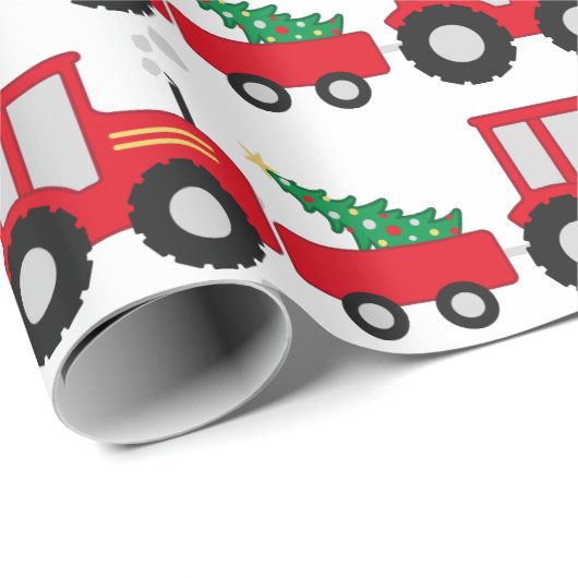 Weihnachtsmann Geschenkpapier (Rolleneckpunkt)