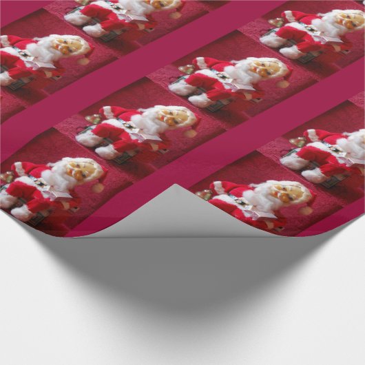 Weihnachtsmann Geschenkpapier (Ecke)
