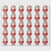 Weihnachtsmann Geschenkpapier (Flach)