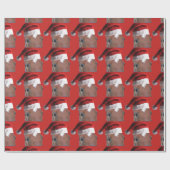 Weihnachtsmann Geschenkpapier (Flach)
