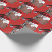 Weihnachtsmann Geschenkpapier (Ecke)