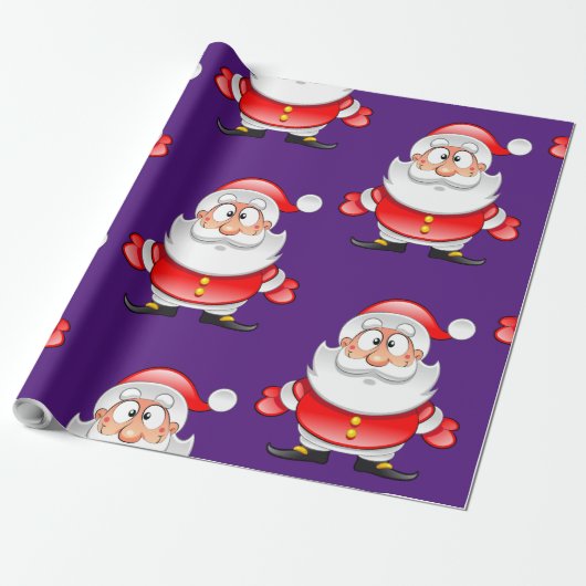 Weihnachtsmann Geschenkpapier (Ungerollt)