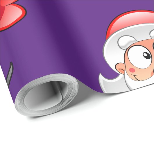 Weihnachtsmann Geschenkpapier (Rolleneckpunkt)