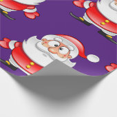 Weihnachtsmann Geschenkpapier (Ecke)