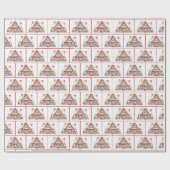 Weihnachtsmann Geschenkpapier (Flach)