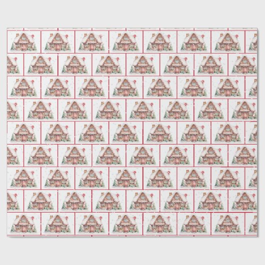 Weihnachtsmann Geschenkpapier (Flach)