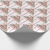 Weihnachtsmann Geschenkpapier (Ecke)