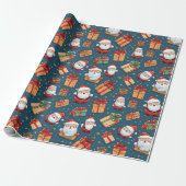 Weihnachtsmann Geschenkpapier (Ungerollt)