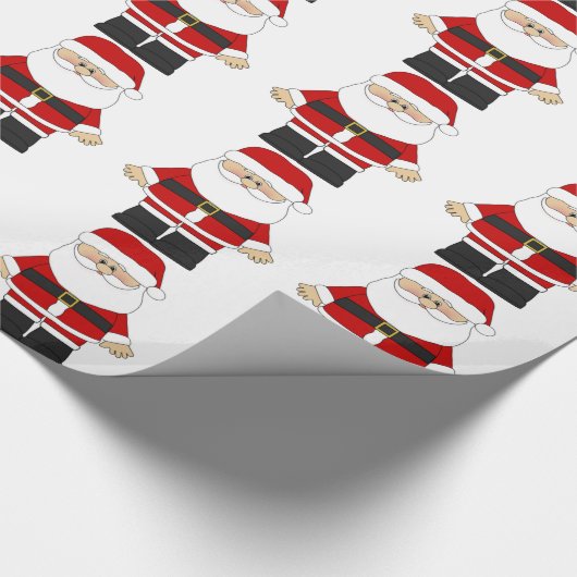 Weihnachtsmann Geschenkpapier (Ecke)