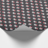 Weihnachtsmann Geschenkpapier (Ecke)