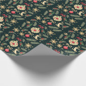 Weihnachtsmann Geschenkpapier (Ecke)