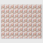 Weihnachtsmann Geschenkpapier (Flach)