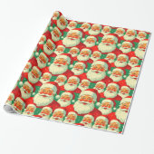 Weihnachtsmann Geschenkpapier (Ungerollt)