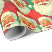 Weihnachtsmann Geschenkpapier (Rolleneckpunkt)