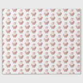 Weihnachtsmann Geschenkpapier (Flach)