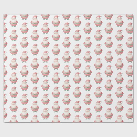 Weihnachtsmann Geschenkpapier (Flach)