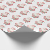 Weihnachtsmann Geschenkpapier (Ecke)