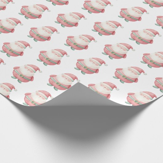Weihnachtsmann Geschenkpapier (Ecke)