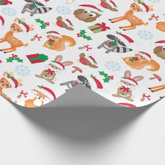 Weihnachtsmann Geschenkpapier (Ecke)