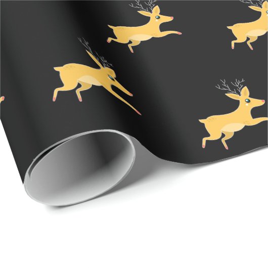 Weihnachtsmann Geschenkpapier (Rolleneckpunkt)