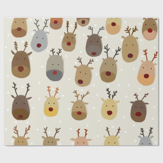 Weihnachtsmann Geschenkpapier (Flach)