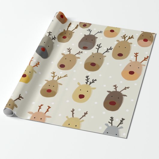 Weihnachtsmann Geschenkpapier (Ungerollt)