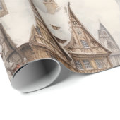 Weihnachtsmann Geschenkpapier (Rolleneckpunkt)