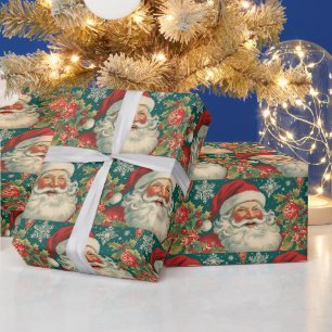 Weihnachtsmann Geschenkpapier