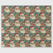Weihnachtsmann Geschenkpapier (Flach)