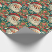 Weihnachtsmann Geschenkpapier (Ecke)