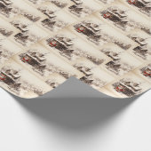 Weihnachtsmann Geschenkpapier (Ecke)