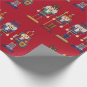 Weihnachtsmann Geschenkpapier (Ecke)