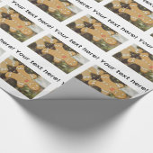 Weihnachtsmann Geschenkpapier (Ecke)