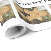 Weihnachtsmann Geschenkpapier (Rolleneckpunkt)