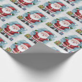 Weihnachtsmann Geschenkpapier (Ecke)