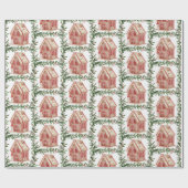 Weihnachtsmann Geschenkpapier (Flach)