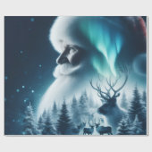 Weihnachtsmann-Geschenkpapier Geschenkpapier (Flach)