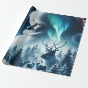 Weihnachtsmann-Geschenkpapier Geschenkpapier