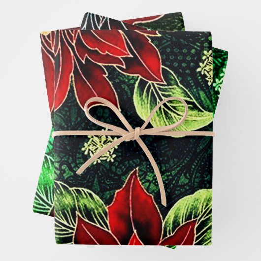 Weihnachtsmann Geschenkpapier Set (Beispiel)