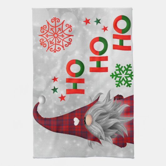 Weihnachtsmann Geschirrtuch (Vertikal)