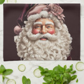 Weihnachtsmann Geschirrtuch (Gefaltet)